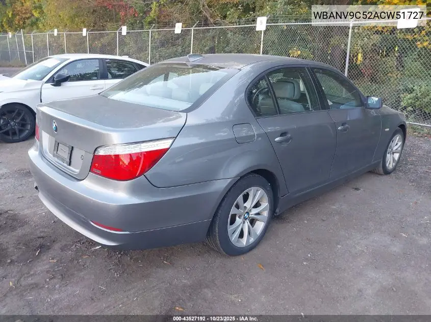 WBANV9C52ACW51727 2010 BMW 535I xDrive