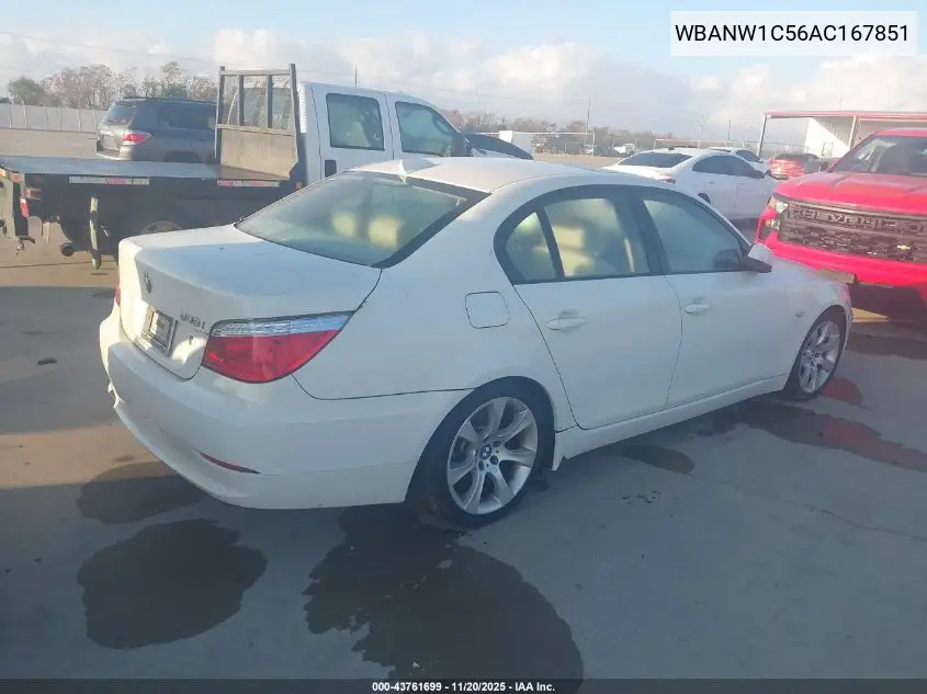 WBANW1C56AC167851 2010 BMW 535I