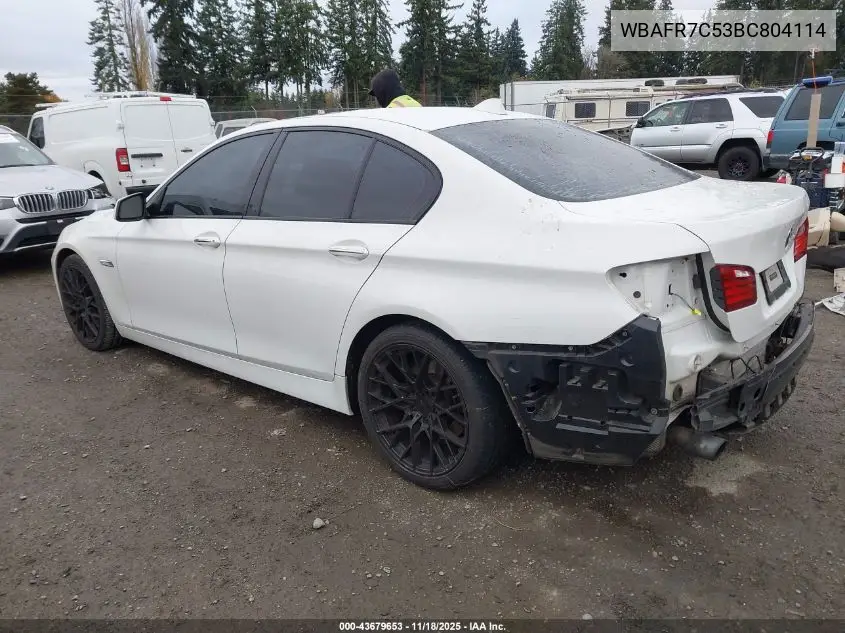 WBAFR7C53BC804114 2011 BMW 535I