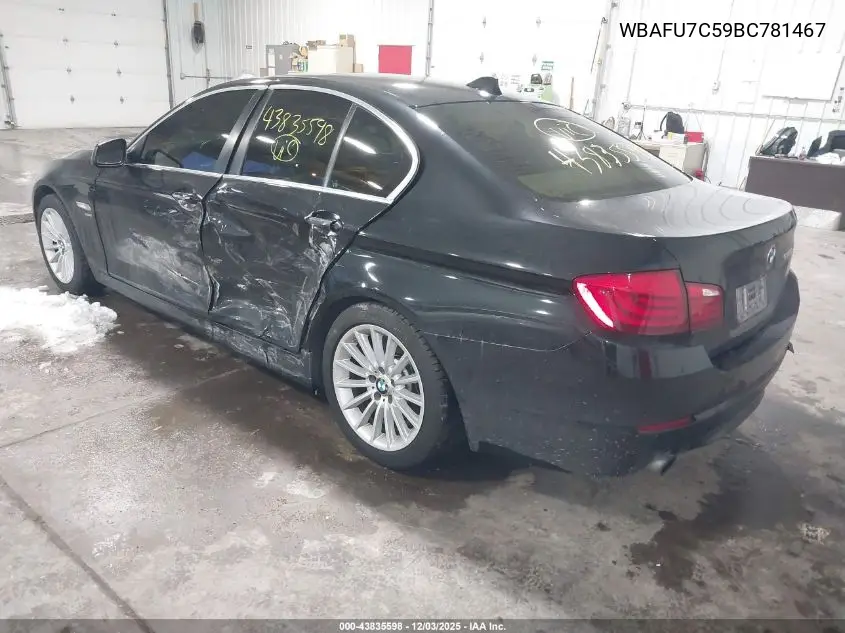 WBAFU7C59BC781467 2011 BMW 535I xDrive