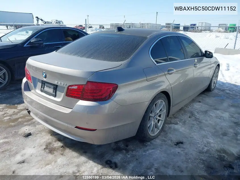 WBAXH5C50CDW11152 2012 BMW 528I xDrive