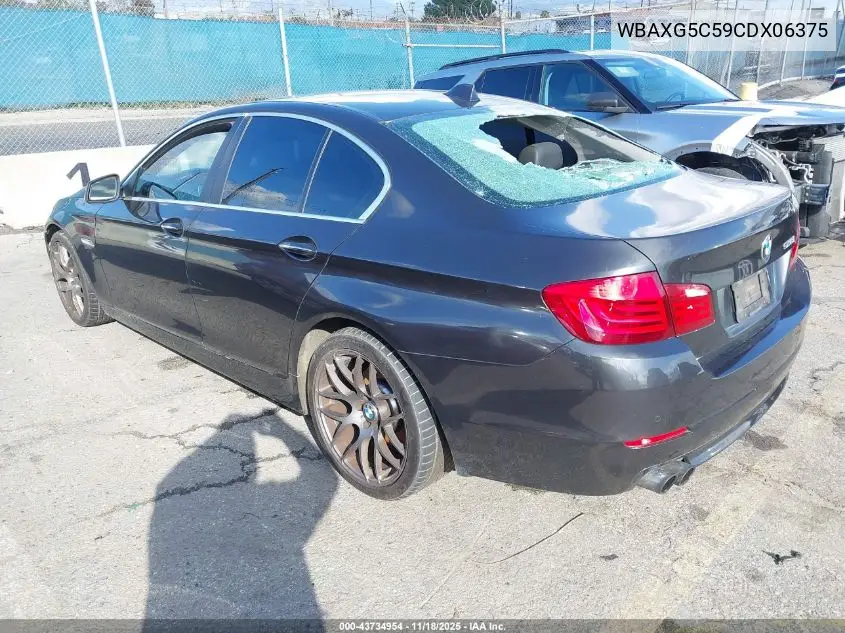 WBAXG5C59CDX06375 2012 BMW 528I