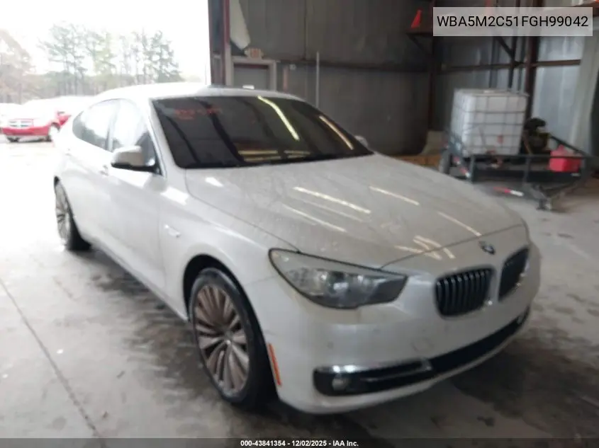 WBA5M2C51FGH99042 2015 BMW 535I Gran Turismo