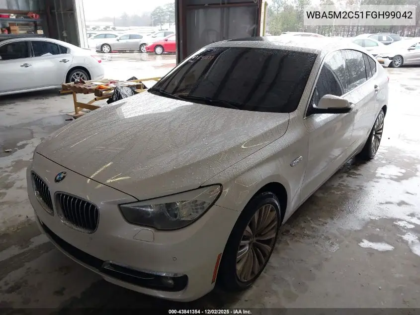 WBA5M2C51FGH99042 2015 BMW 535I Gran Turismo