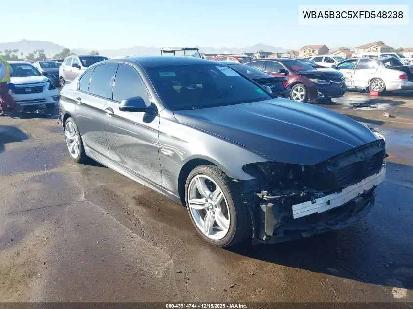WBA5B3C5XFD548238 2015 BMW 535I xDrive