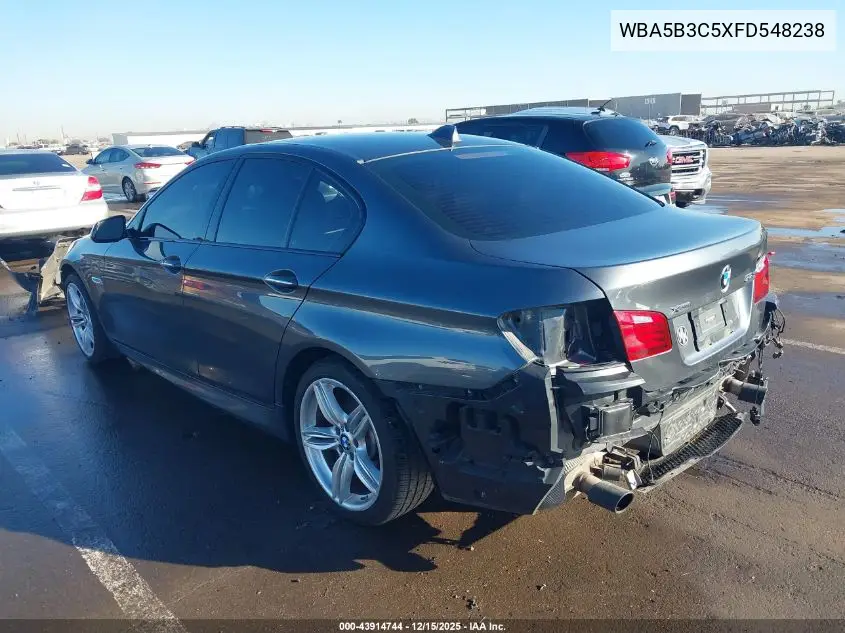 WBA5B3C5XFD548238 2015 BMW 535I xDrive
