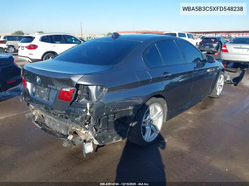 WBA5B3C5XFD548238 2015 BMW 535I xDrive
