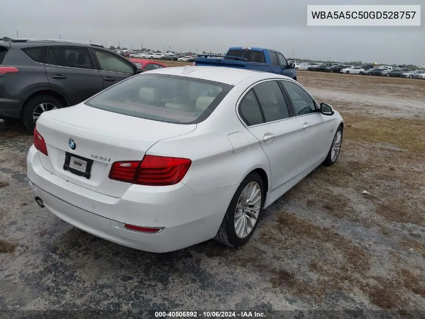 WBA5A5C50GD528757 2016 BMW 528I