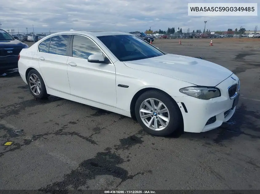 WBA5A5C59GG349485 2016 BMW 528I