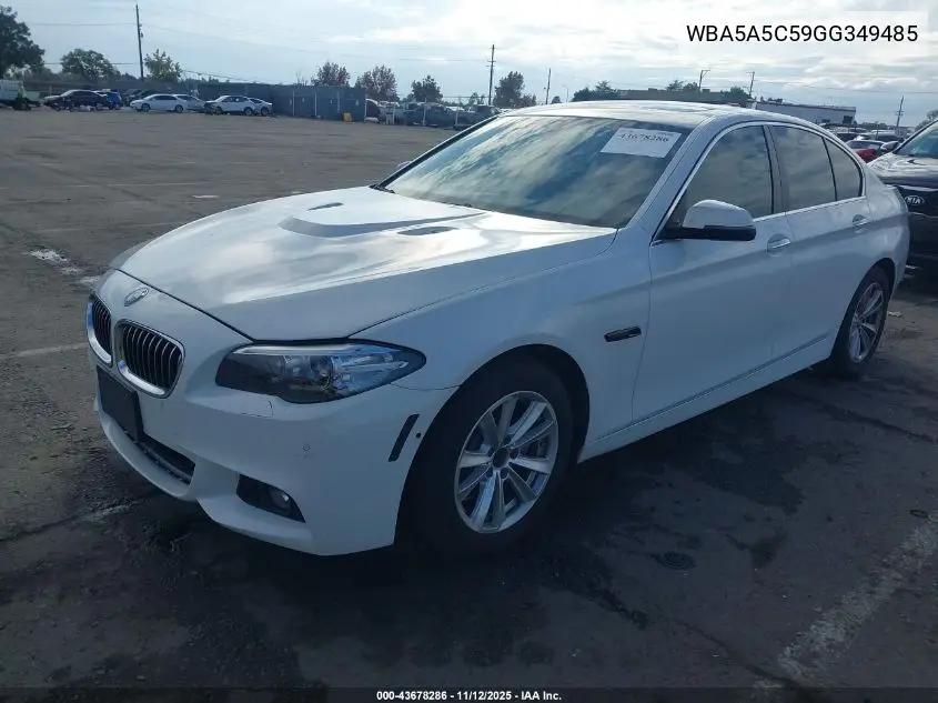 WBA5A5C59GG349485 2016 BMW 528I