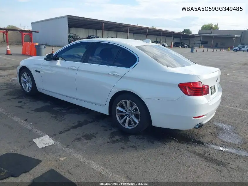 WBA5A5C59GG349485 2016 BMW 528I