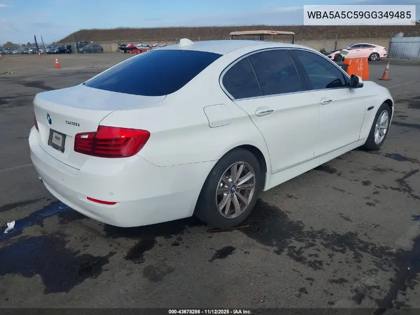 WBA5A5C59GG349485 2016 BMW 528I