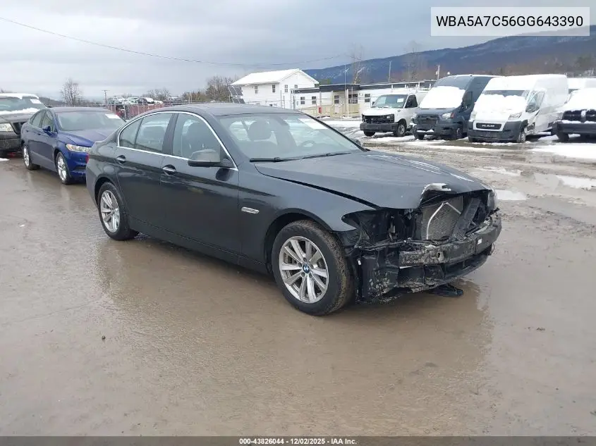 WBA5A7C56GG643390 2016 BMW 528I xDrive
