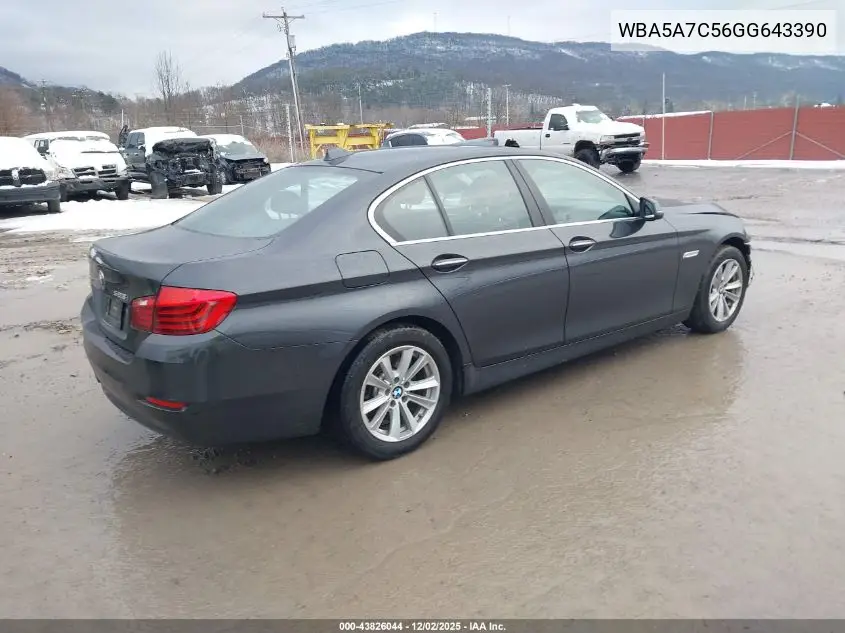 WBA5A7C56GG643390 2016 BMW 528I xDrive