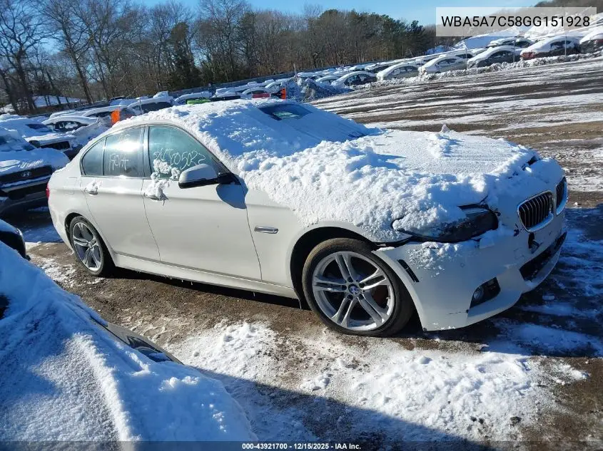 WBA5A7C58GG151928 2016 BMW 528I xDrive