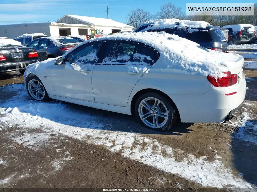 WBA5A7C58GG151928 2016 BMW 528I xDrive