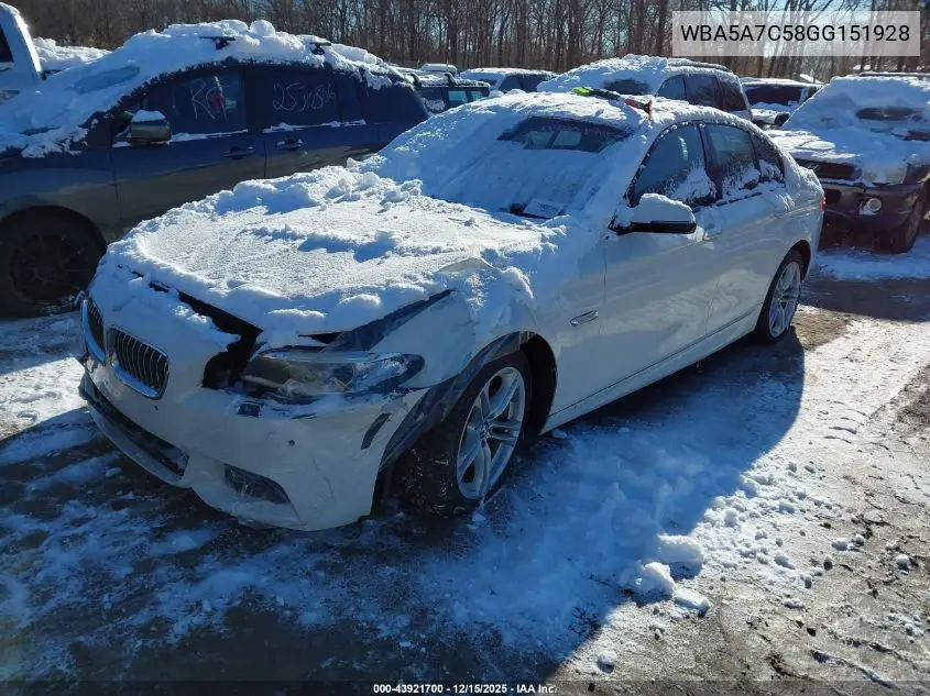 WBA5A7C58GG151928 2016 BMW 528I xDrive