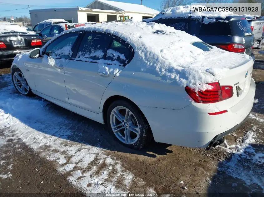 WBA5A7C58GG151928 2016 BMW 528I xDrive