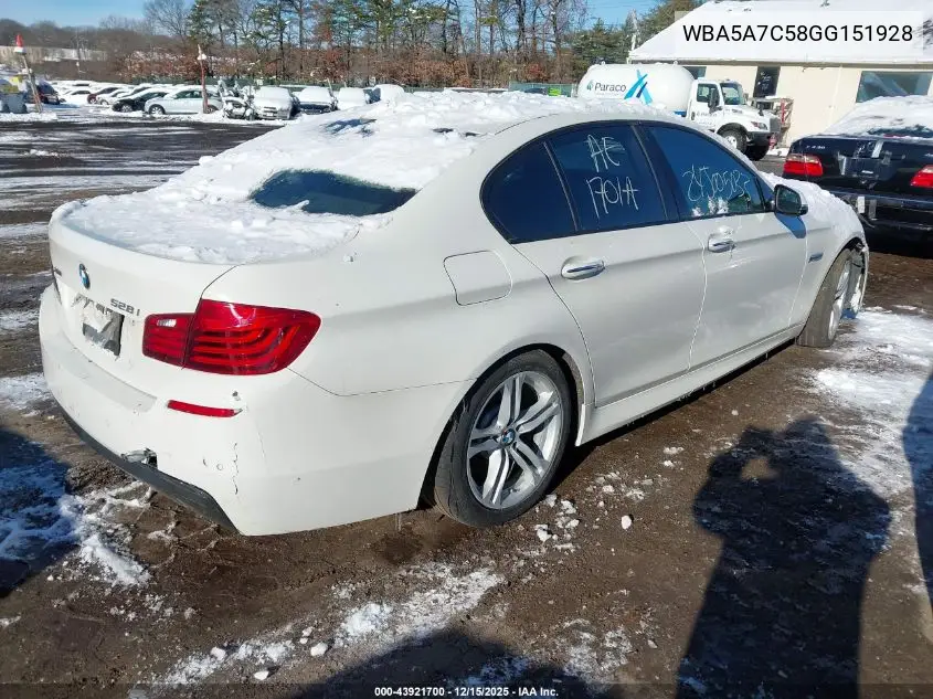 WBA5A7C58GG151928 2016 BMW 528I xDrive