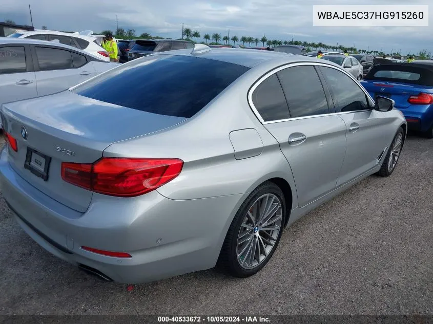 WBAJE5C37HG915260 2017 BMW 540 I