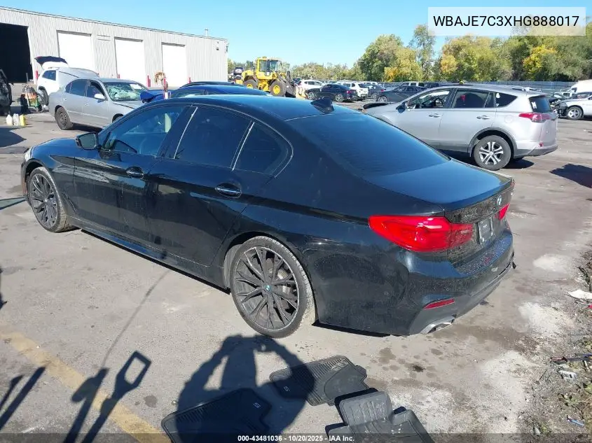 WBAJE7C3XHG888017 2017 BMW 540I xDrive