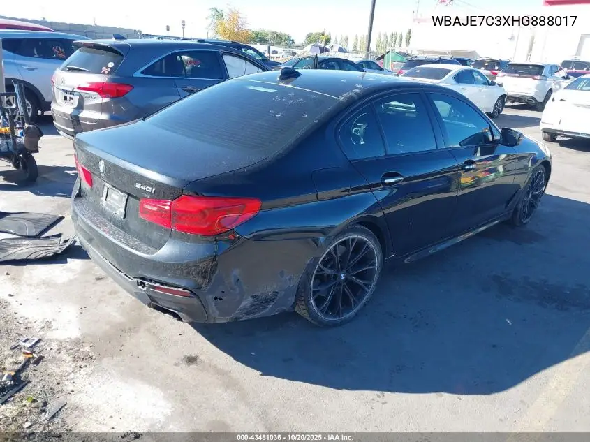 WBAJE7C3XHG888017 2017 BMW 540I xDrive