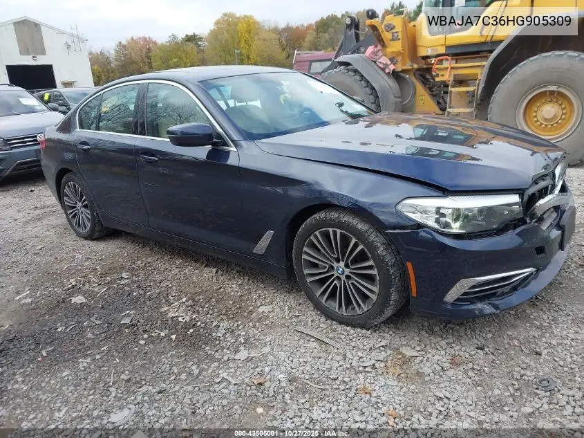 WBAJA7C36HG905309 2017 BMW 530I xDrive
