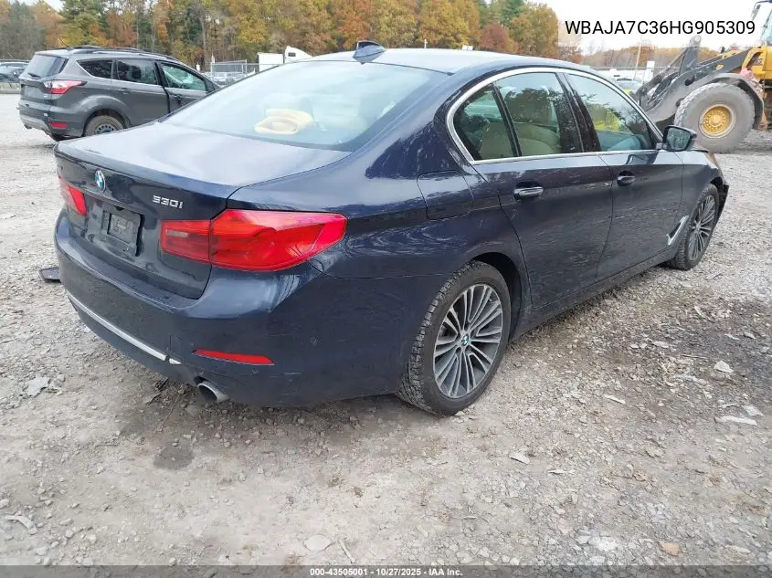 WBAJA7C36HG905309 2017 BMW 530I xDrive