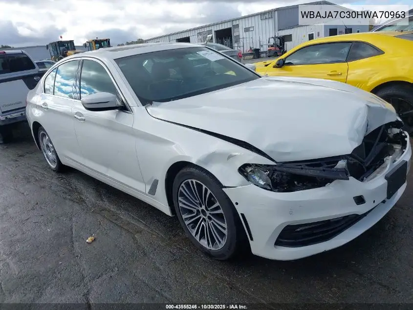 WBAJA7C30HWA70963 2017 BMW 530I xDrive