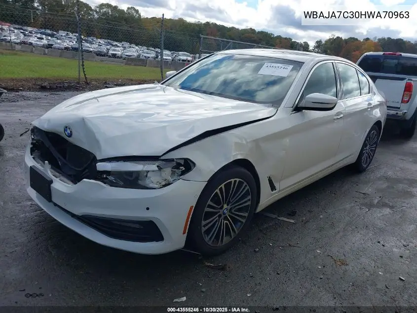 WBAJA7C30HWA70963 2017 BMW 530I xDrive