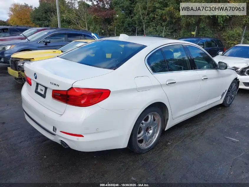 WBAJA7C30HWA70963 2017 BMW 530I xDrive