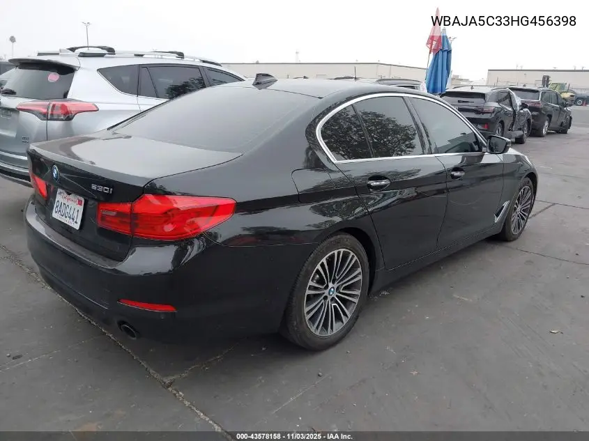 WBAJA5C33HG456398 2017 BMW 530I