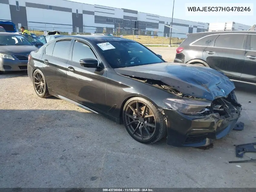 WBAJE5C37HG478246 2017 BMW 540I