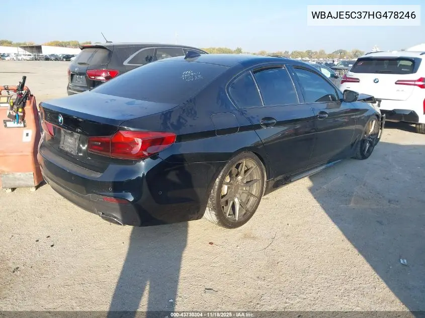 WBAJE5C37HG478246 2017 BMW 540I