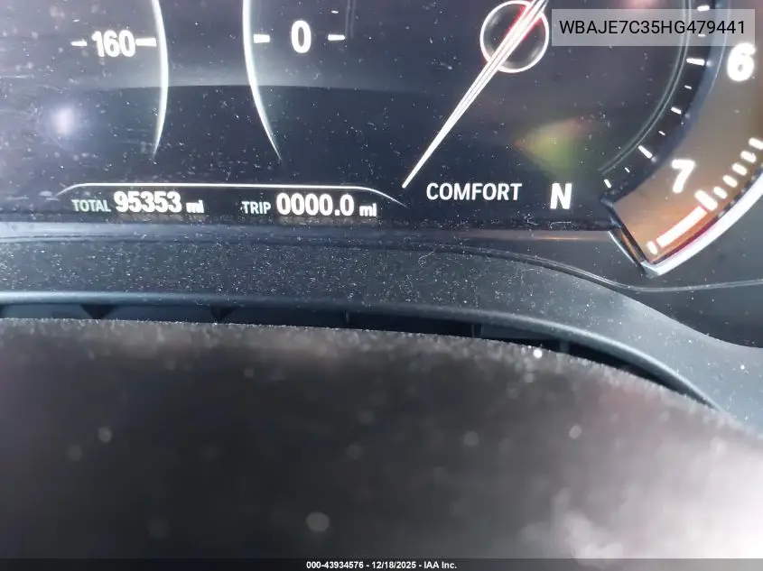 WBAJE7C35HG479441 2017 BMW 540I xDrive