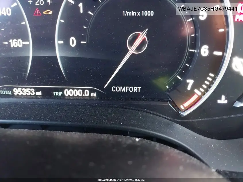 WBAJE7C35HG479441 2017 BMW 540I xDrive