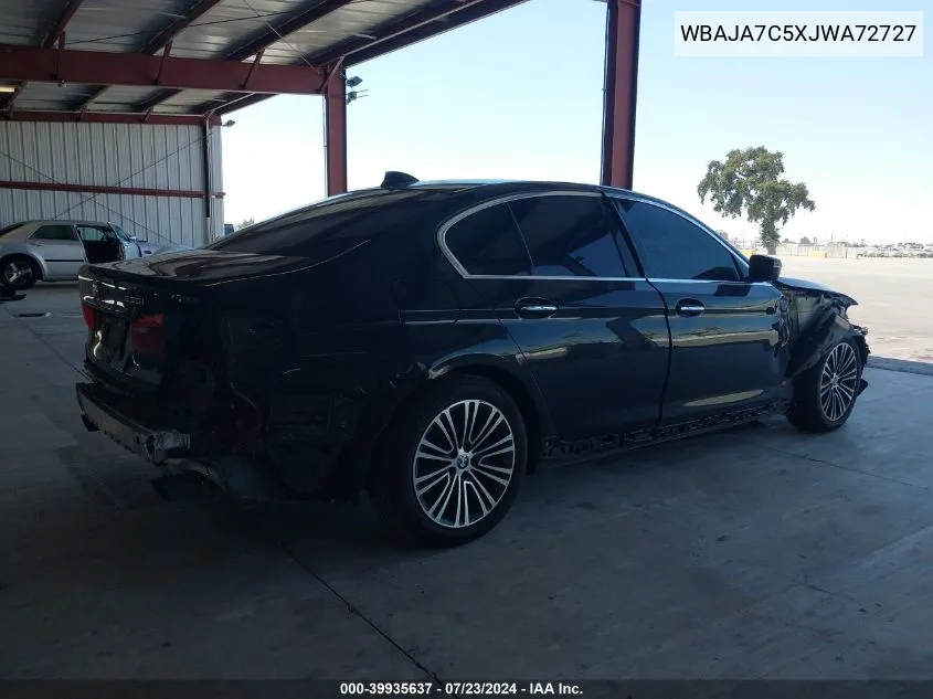 WBAJA7C5XJWA72727 2018 BMW 530I xDrive