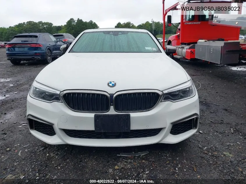 WBAJB9C50JB035022 2018 BMW M550I xDrive