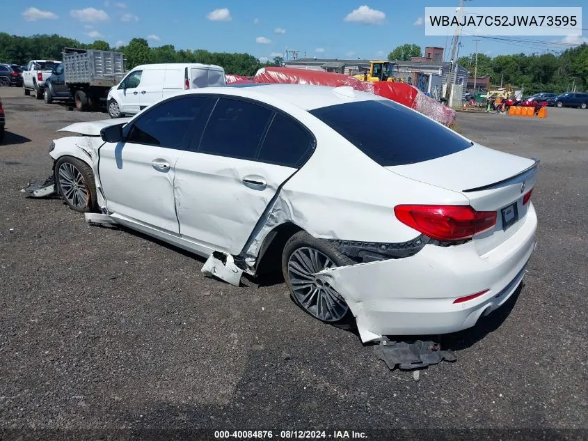 WBAJA7C52JWA73595 2018 BMW 530I xDrive