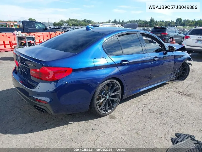 WBAJB9C57JB049886 2018 BMW M550I xDrive