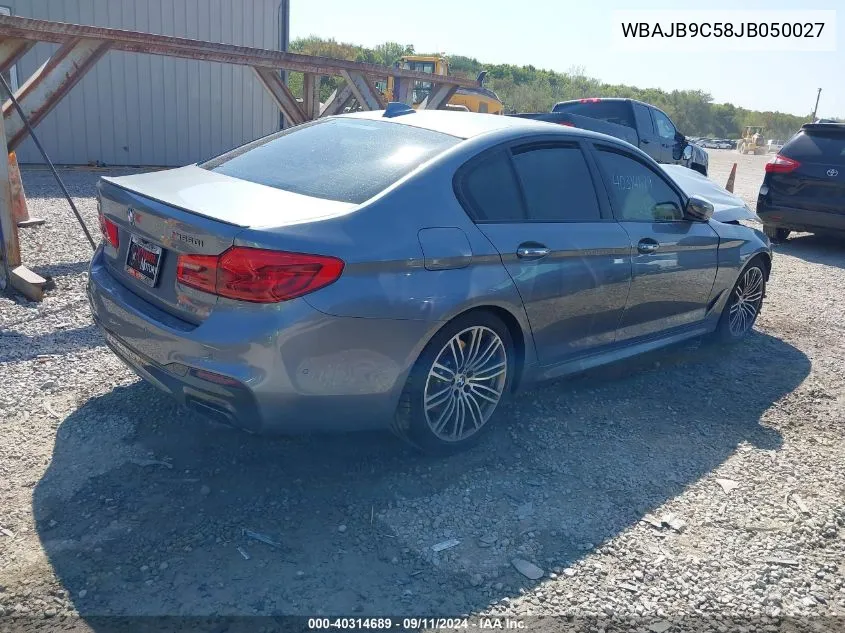 WBAJB9C58JB050027 2018 BMW M550Xi