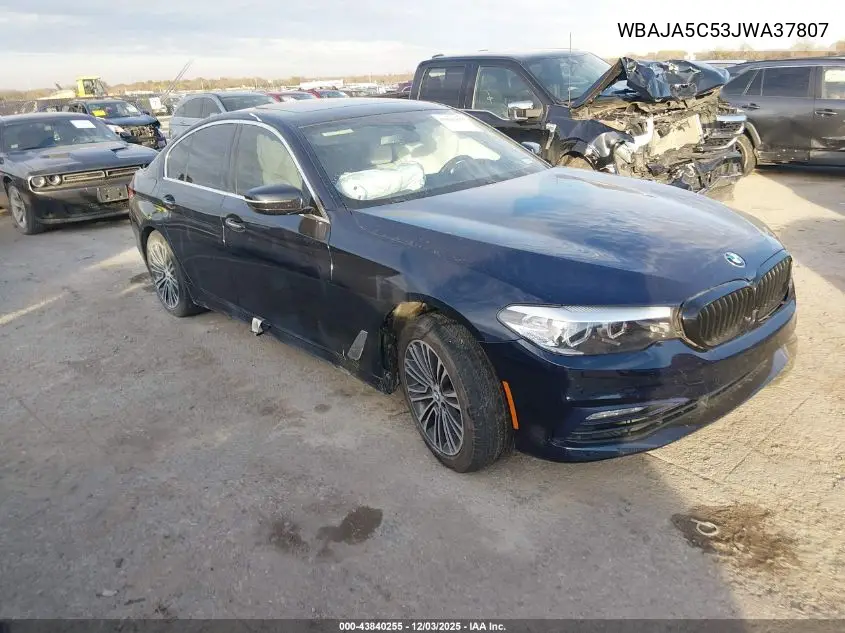 WBAJA5C53JWA37807 2018 BMW 530I