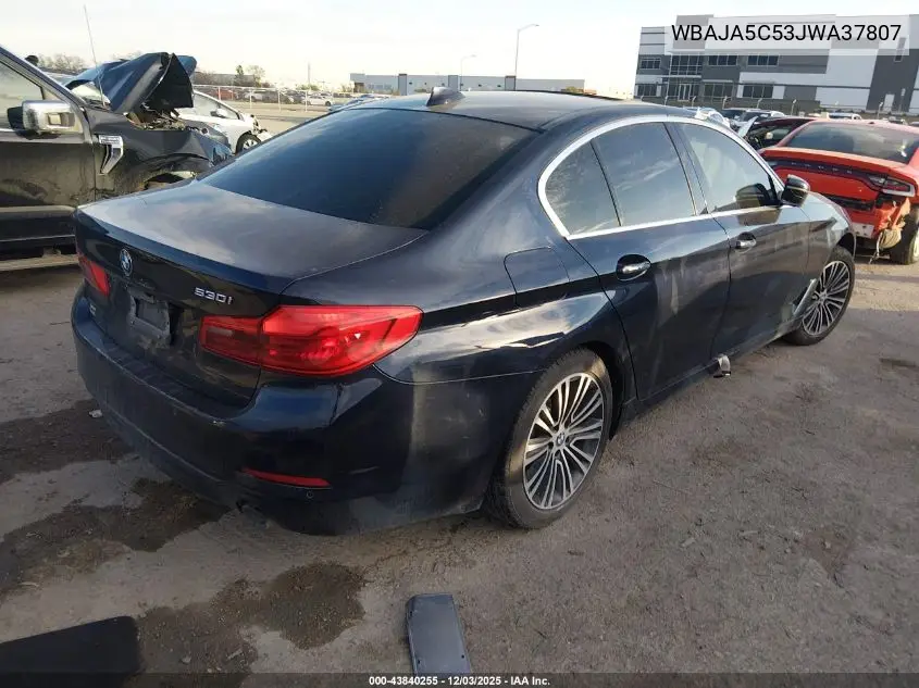 WBAJA5C53JWA37807 2018 BMW 530I