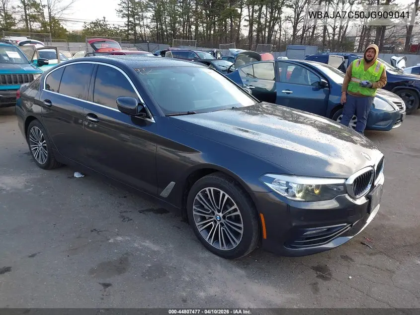 2018 BMW 530I xDrive VIN: WBAJA7C50JG909041 Lot: 44807477