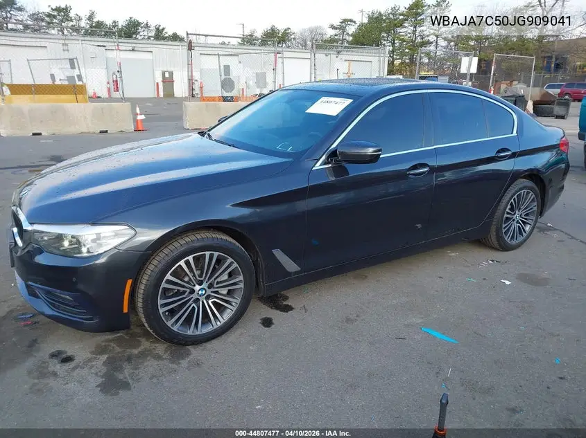 2018 BMW 530I xDrive VIN: WBAJA7C50JG909041 Lot: 44807477