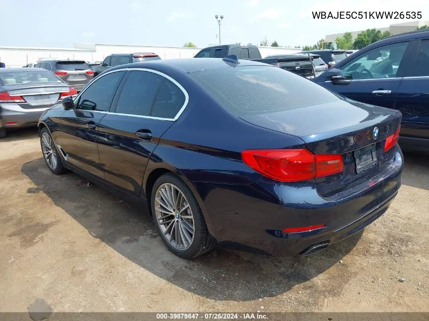 WBAJE5C51KWW26535 2019 BMW 540I