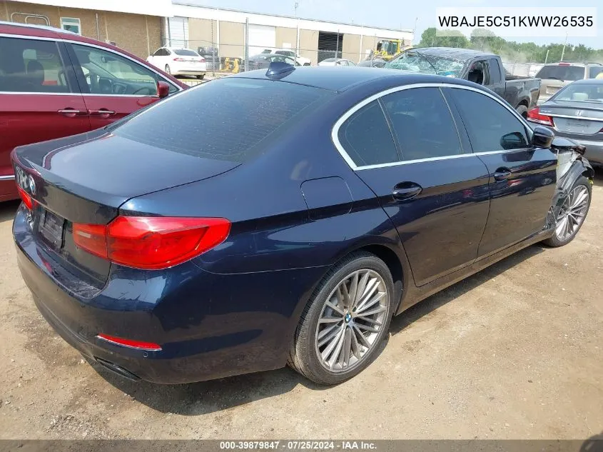 WBAJE5C51KWW26535 2019 BMW 540I