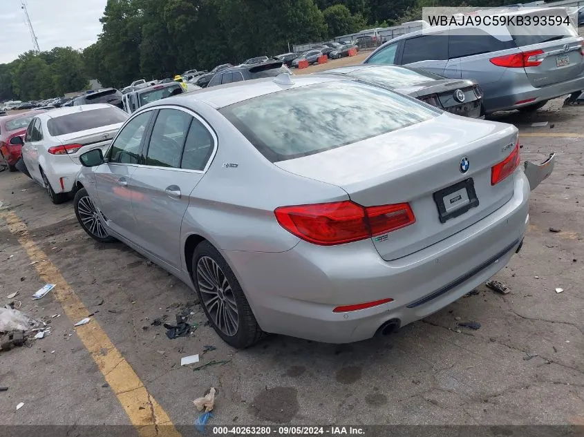 WBAJA9C59KB393594 2019 BMW 530E