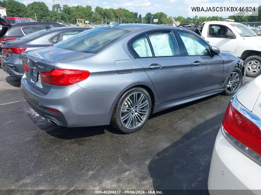 WBAJA5C51KBX46824 2019 BMW 530I