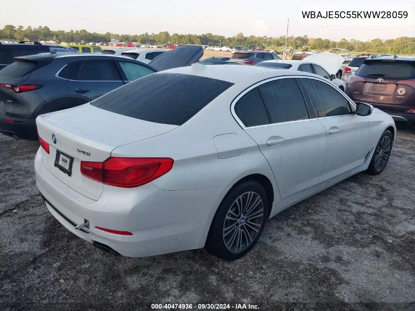 WBAJE5C55KWW28059 2019 BMW 540 I